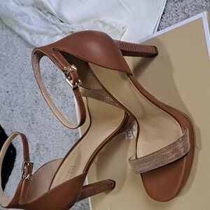 Michael Kors Women's Tan Heeled Sandals